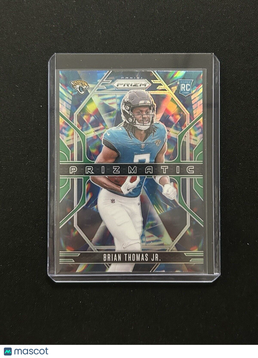 2024 Panini Prizm Silver Prizmatic #19 Brian Thomas Jr RC