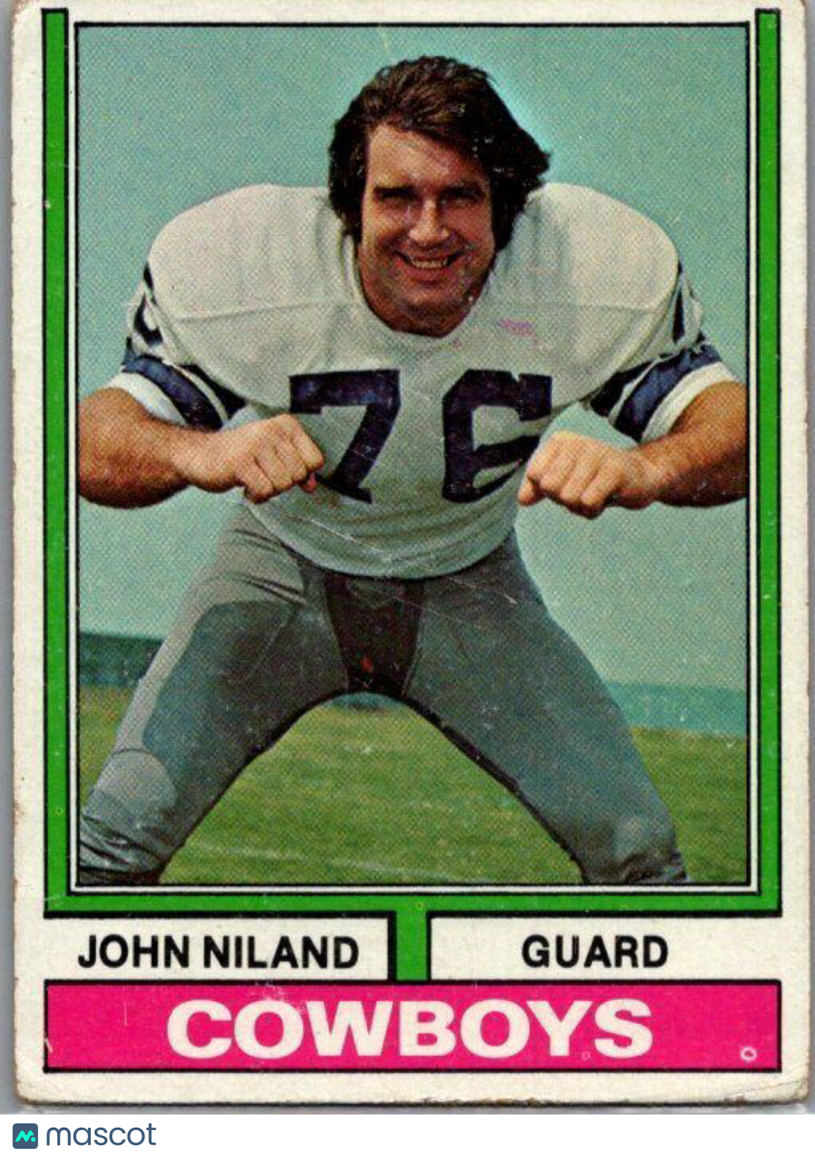 1974 Topps #80 John Niland