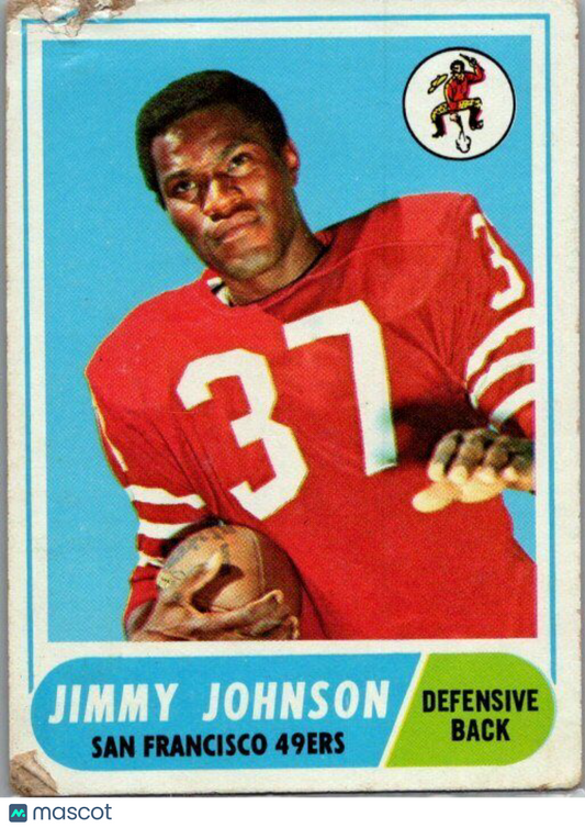 1968 Topps #61 Jimmy Johnson