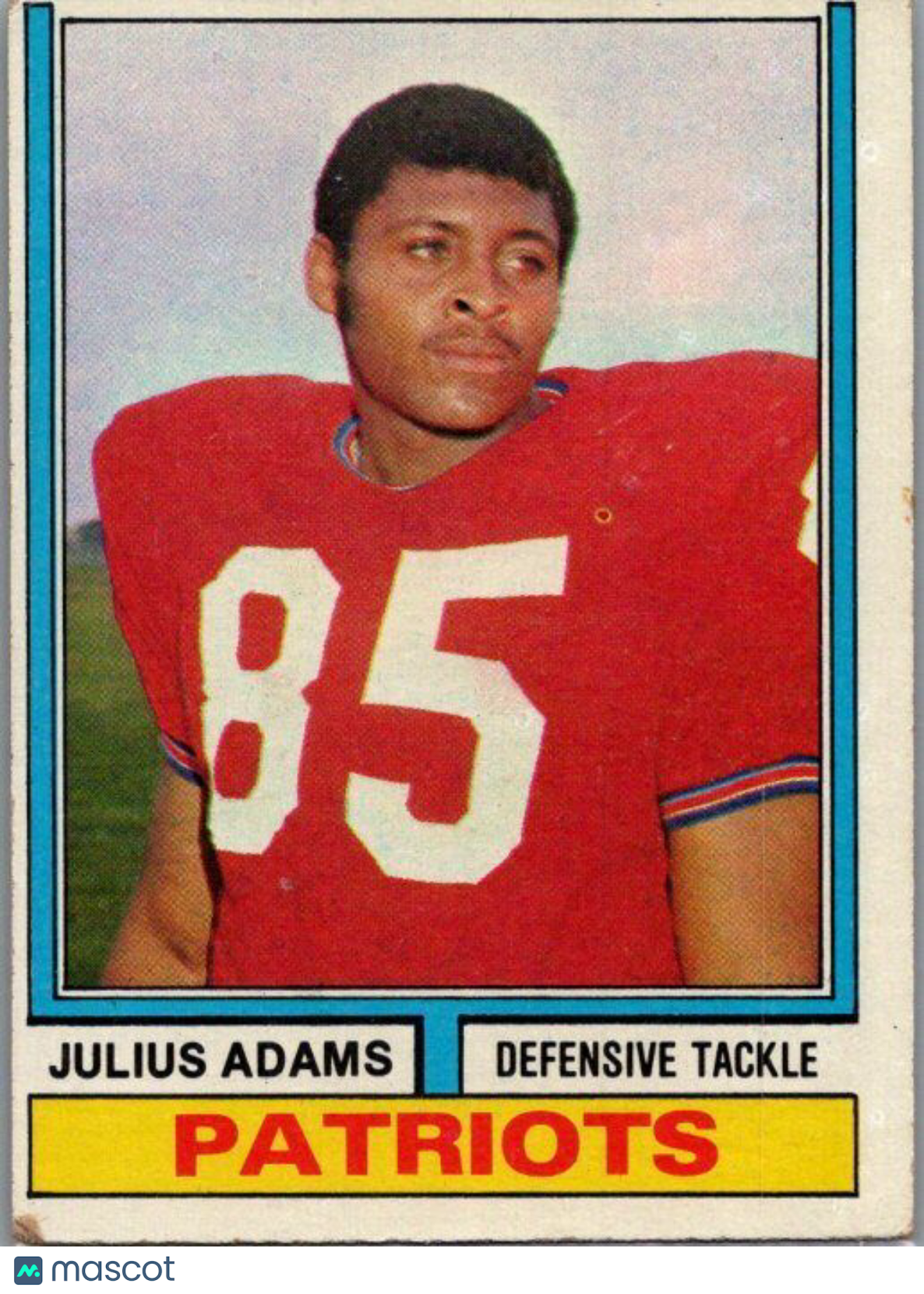 1974 Topps #171 Julius Adams