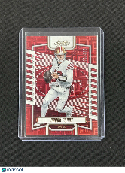 2023 Panini Absolute - Red Squares #18 Brock Purdy /499