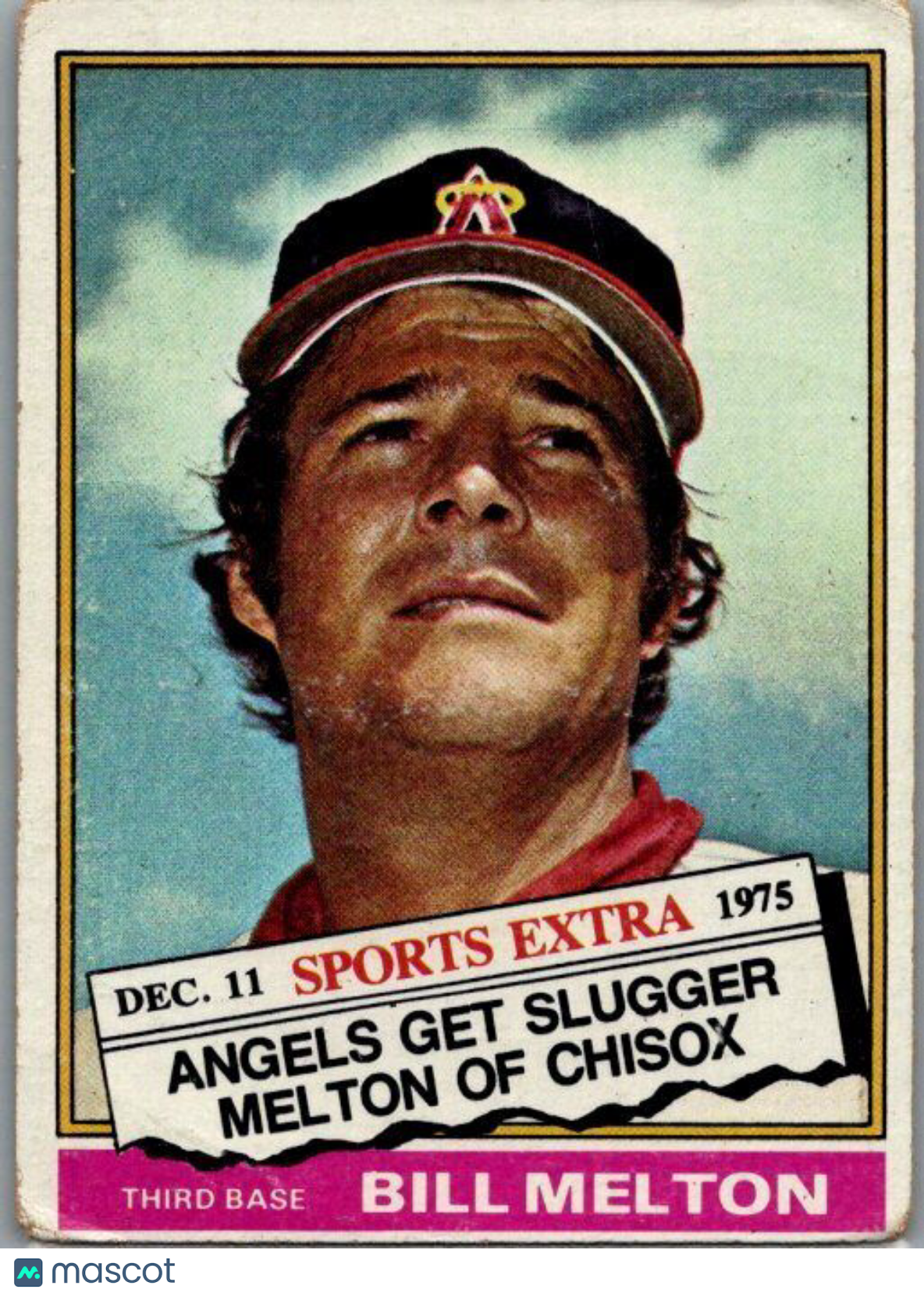 1976 Topps #309T Bill Melton Traded