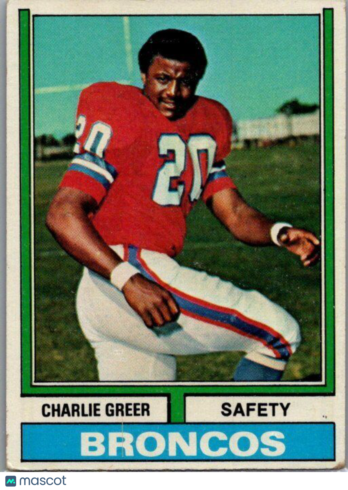 1974 Topps #217 Charlie Greer