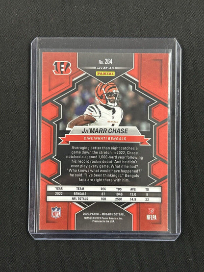 2023 Panini Mosaic National Pride Reactive Yellow #264 Ja'Marr Chase