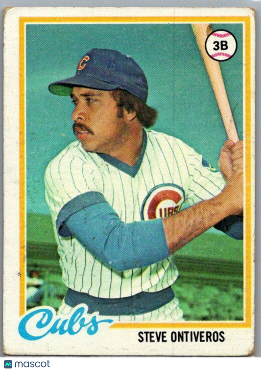 1978 Topps #76 Steve Ontiveros