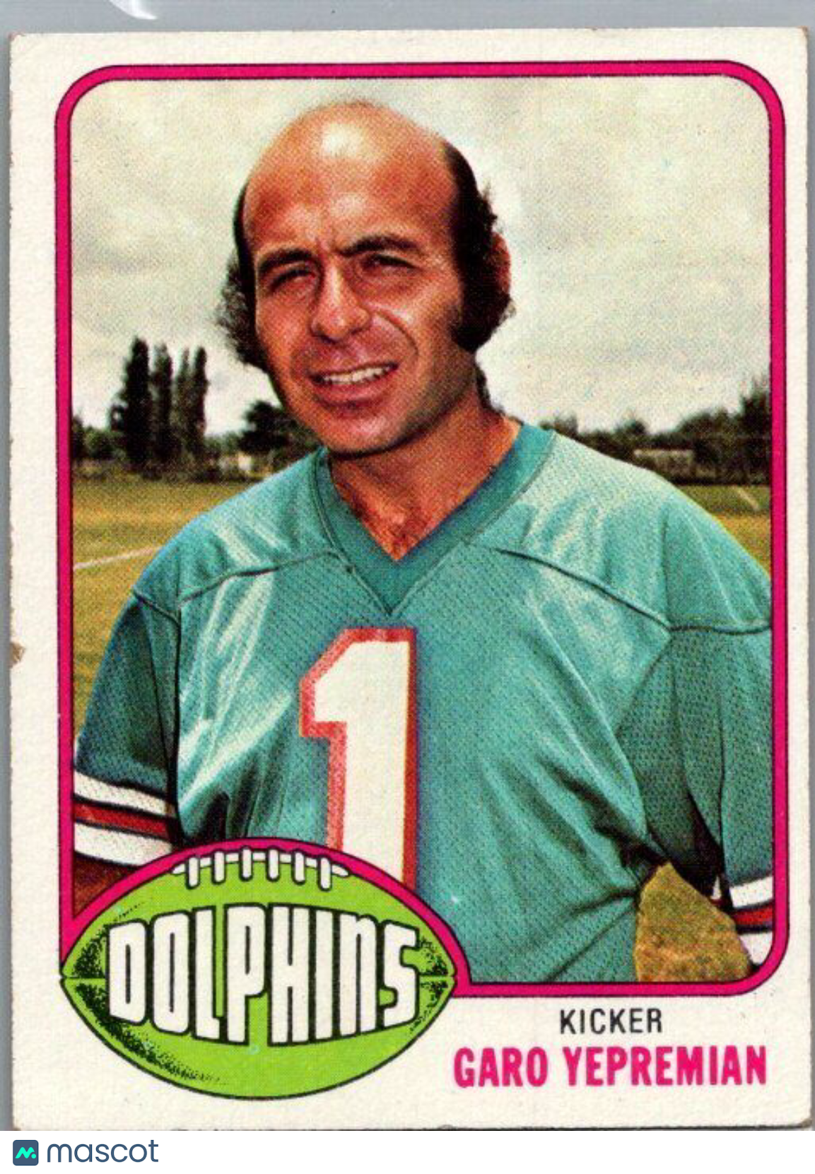 1976 Topps #435 Garo Yepremian