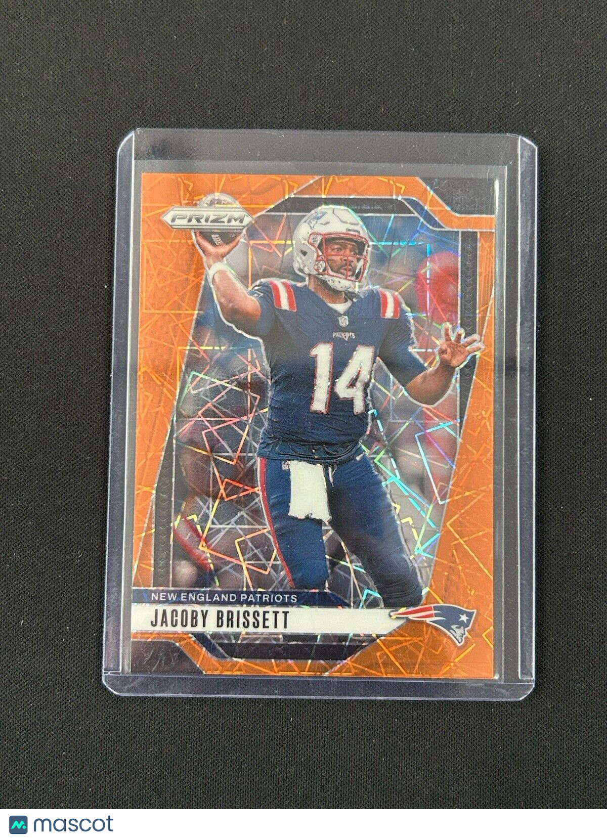 2024 Panini Prizm Orange Lazer #194 Jacoby Brissett