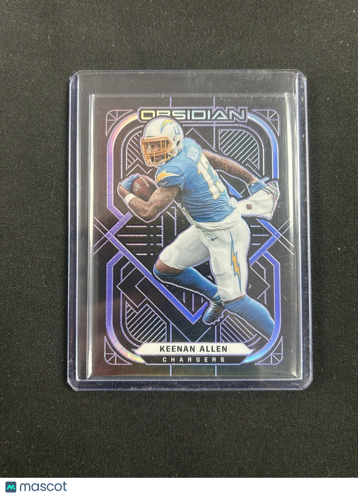 2021 Panini Obsidian Electric Etch Purple #53 Keenan Allen /100