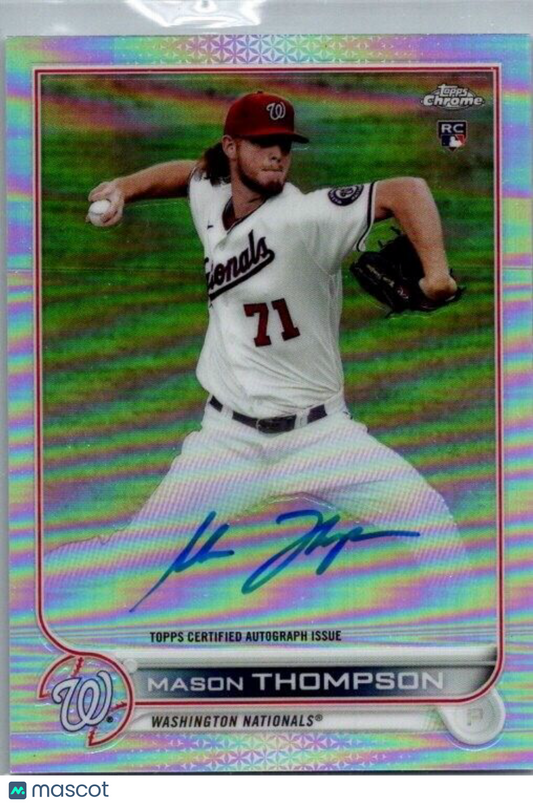 2022 Topps Chrome #RA-MT Mason Thompson Refractor Auto /499