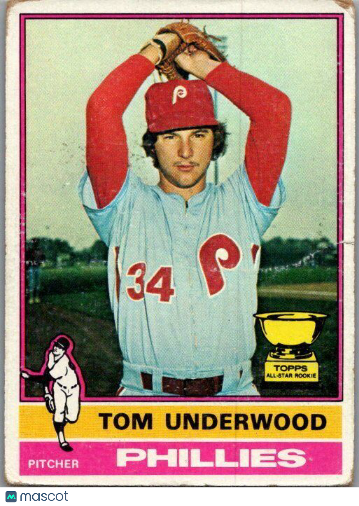 1976 Topps #407 Tom Underwood