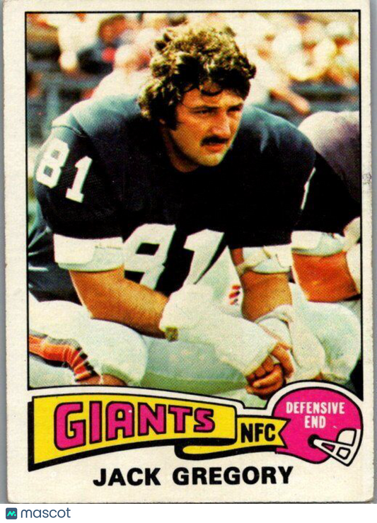 1975 Topps #422 Jack Gregory