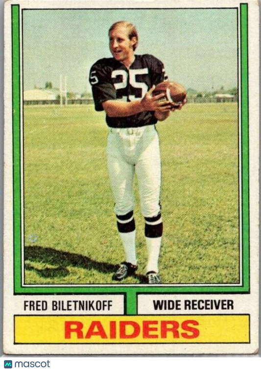 1974 Topps - #490 Fred Biletnikoff