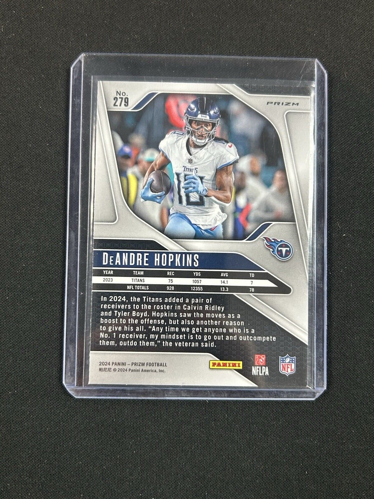 2024 Panini Prizm Red White and Blue #279 Deandre Hopkins