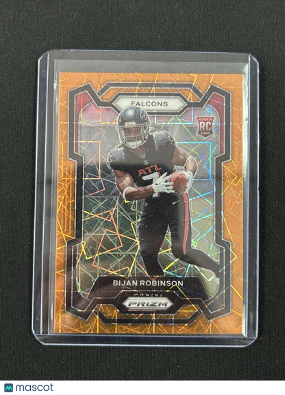 2023 Panini Prizm Orange Velocity Bijan Robinson