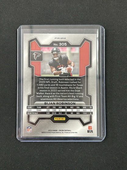 2023 Panini Prizm Orange Velocity Bijan Robinson