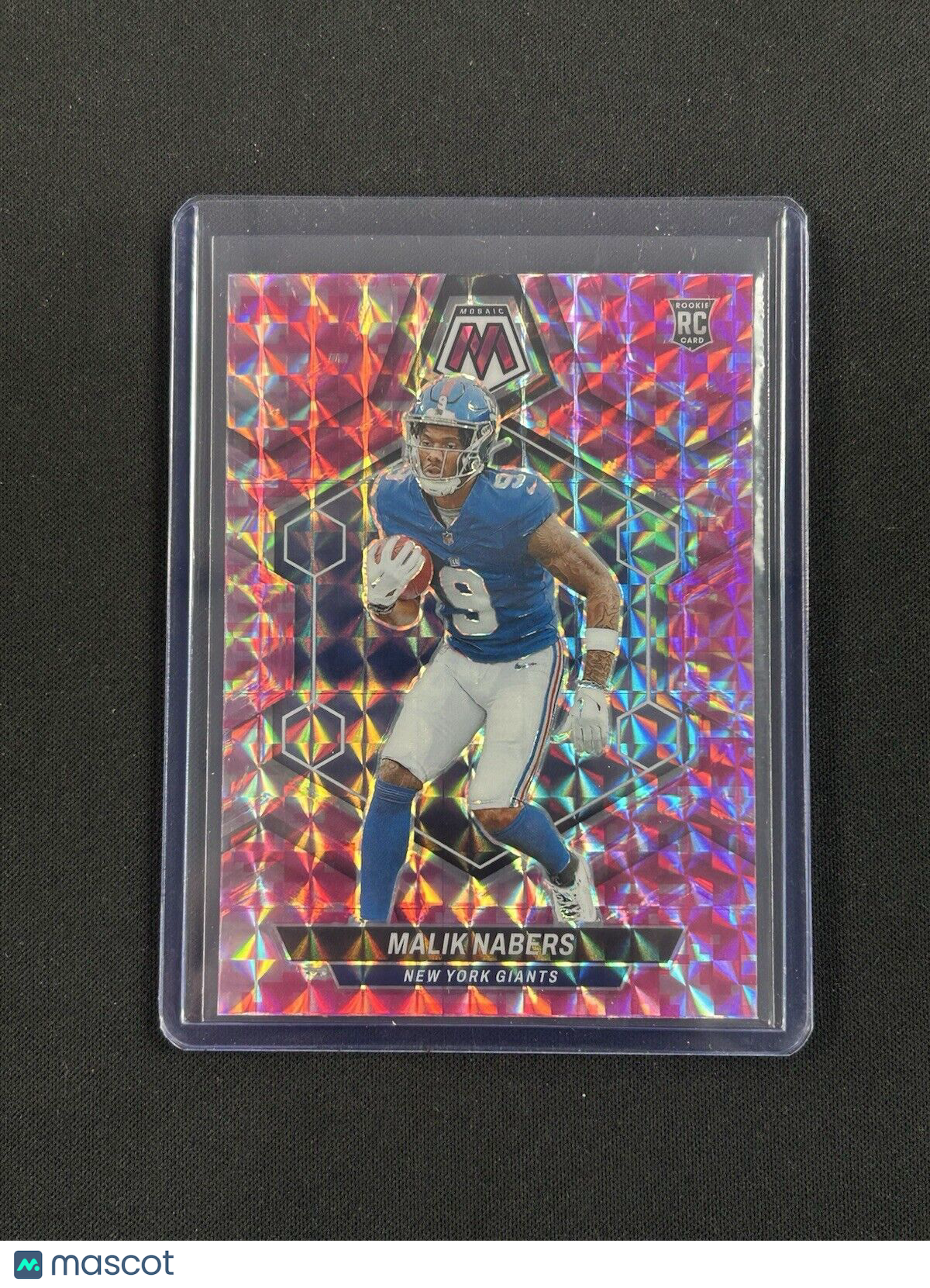 2024 Panini - Mosaic Pink Camo Prizm #306 Malik Nabers