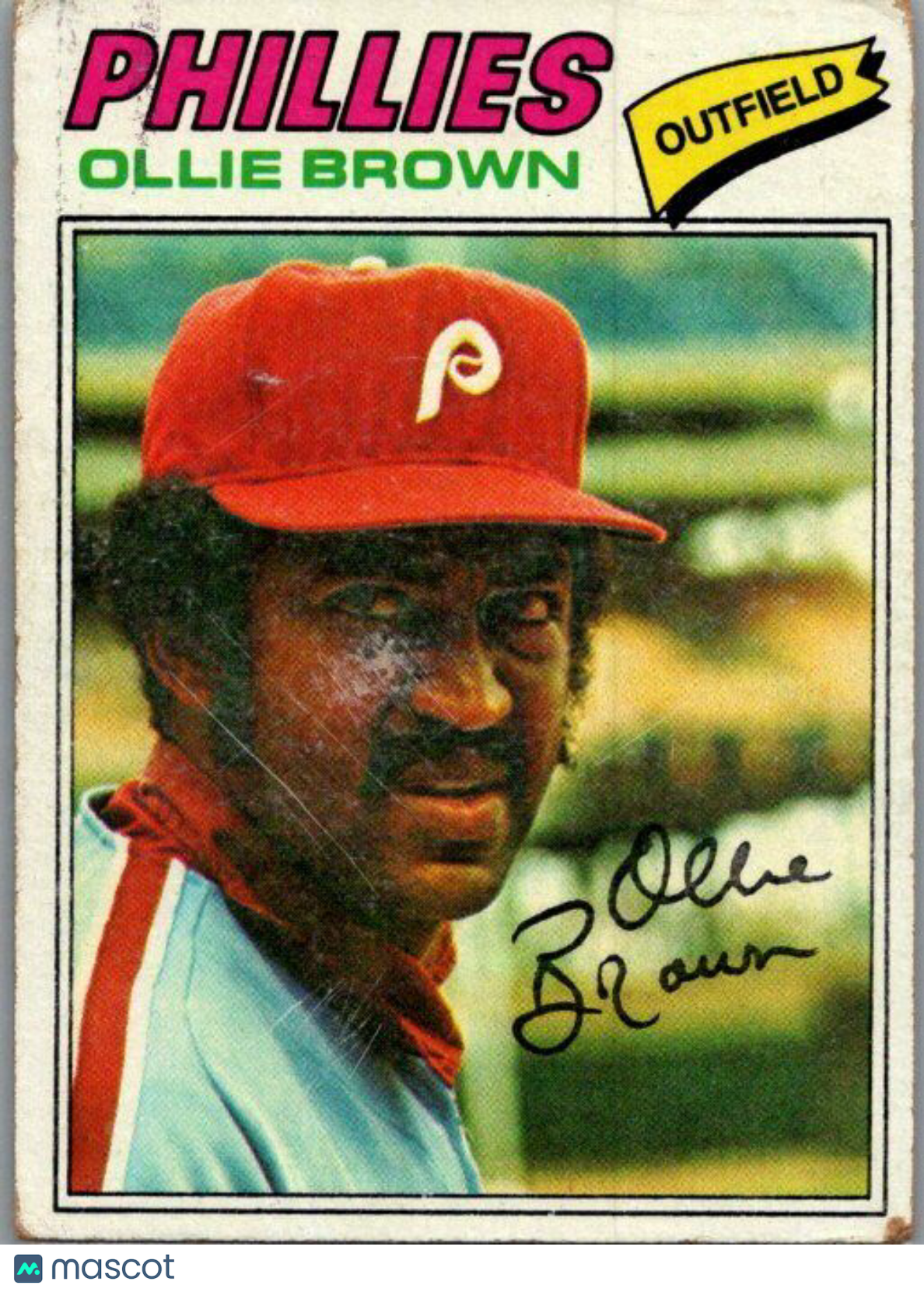 1977 Topps #84 Ollie Brown