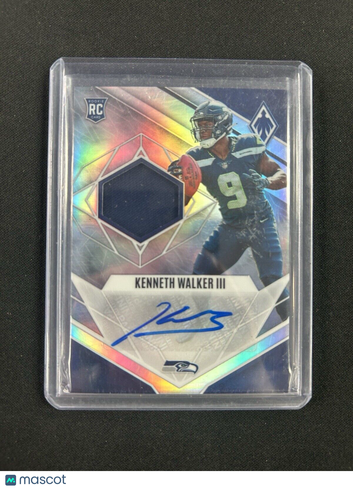 2022 Panini Phoenix Kenneth Walker III Jersey Patch Auto /299