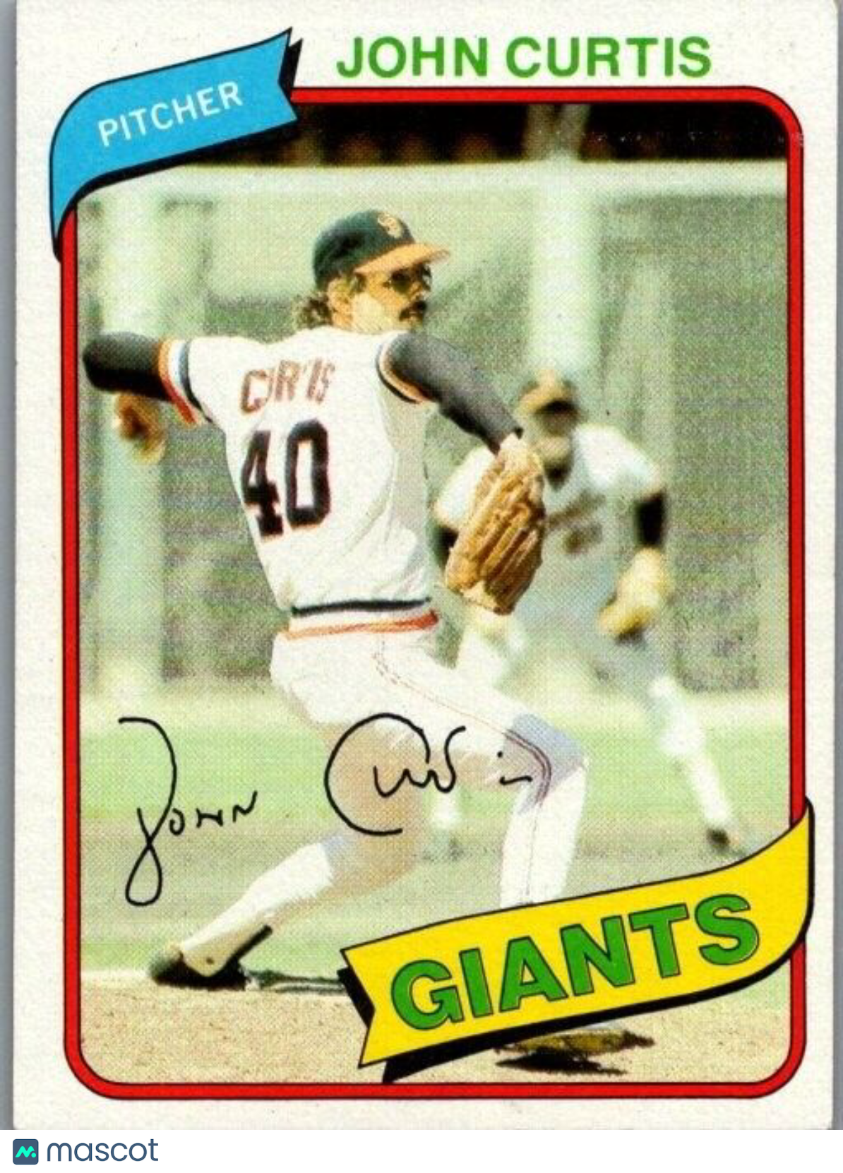 1980 Topps - #12 John Curtis