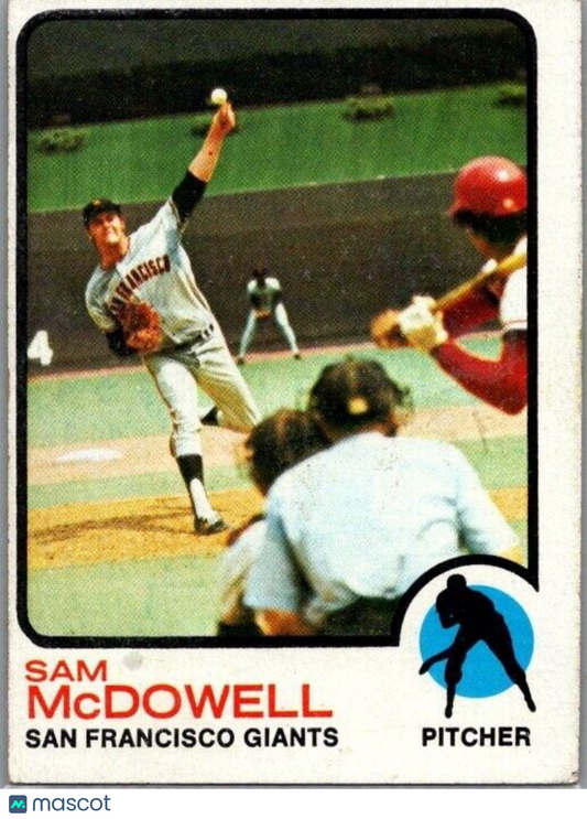 1973 Topps - #511 Sam McDowell