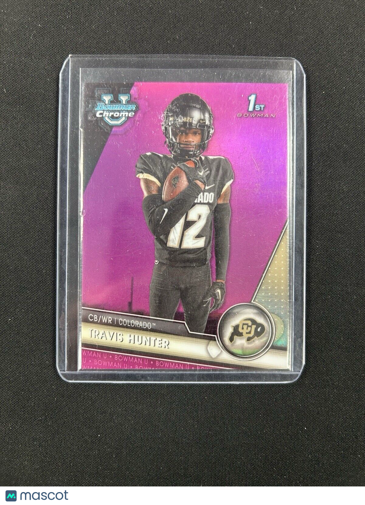 2023 Topps Bowman Chrome U Pink #36 Travis Hunter