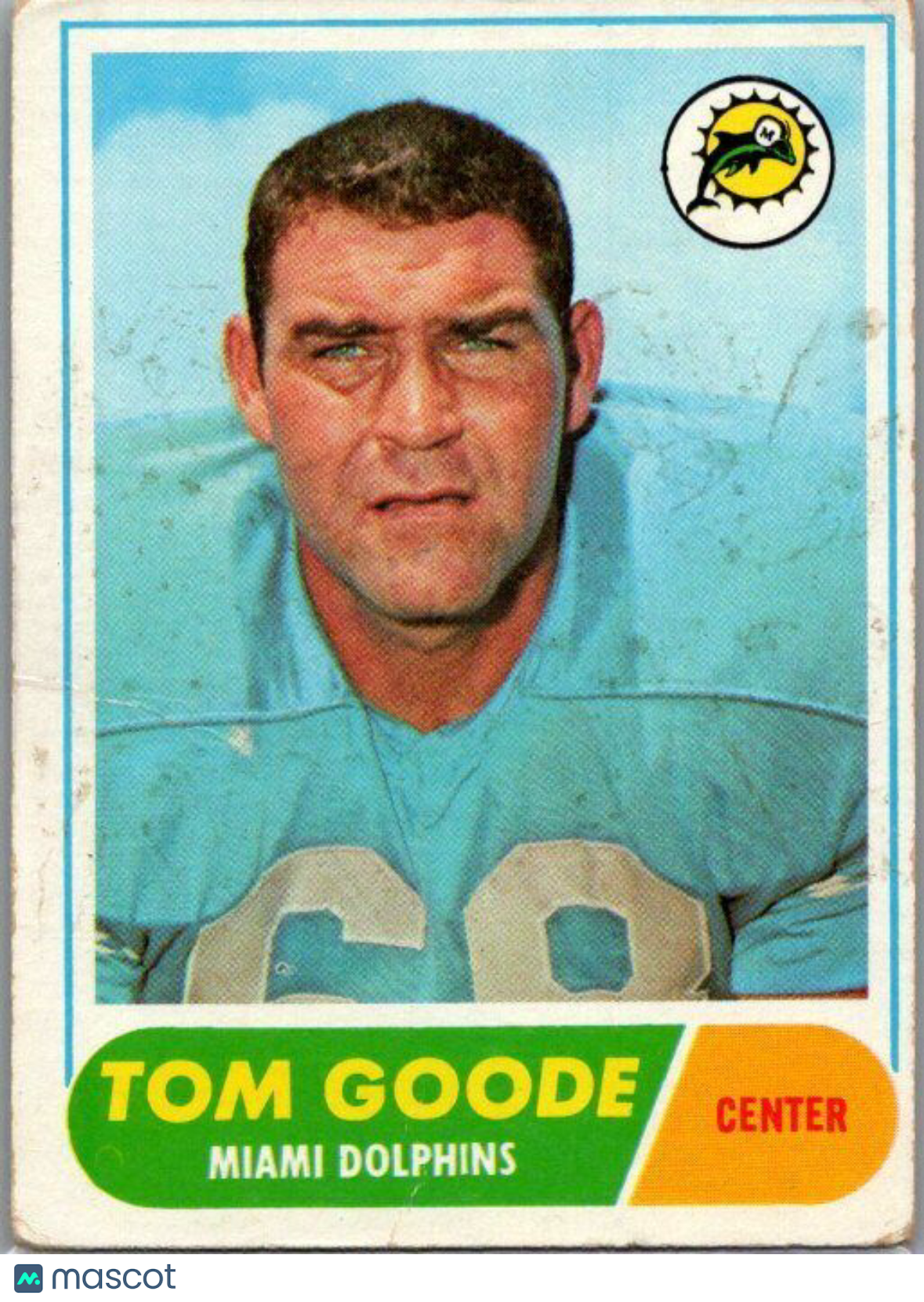 1968 Topps #92 Tom Goode