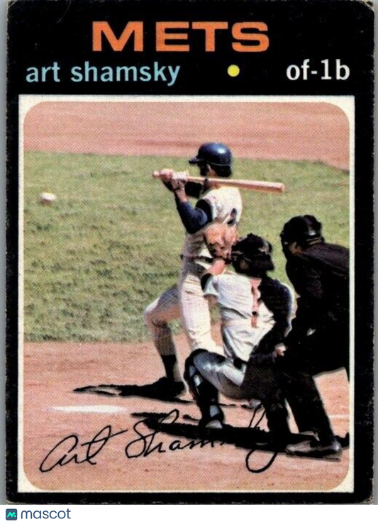 1971 Topps - #445 Art Shamsky