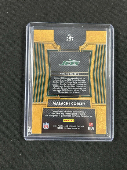 2024 Panini Gold Standard RPA Malachi Corley /75