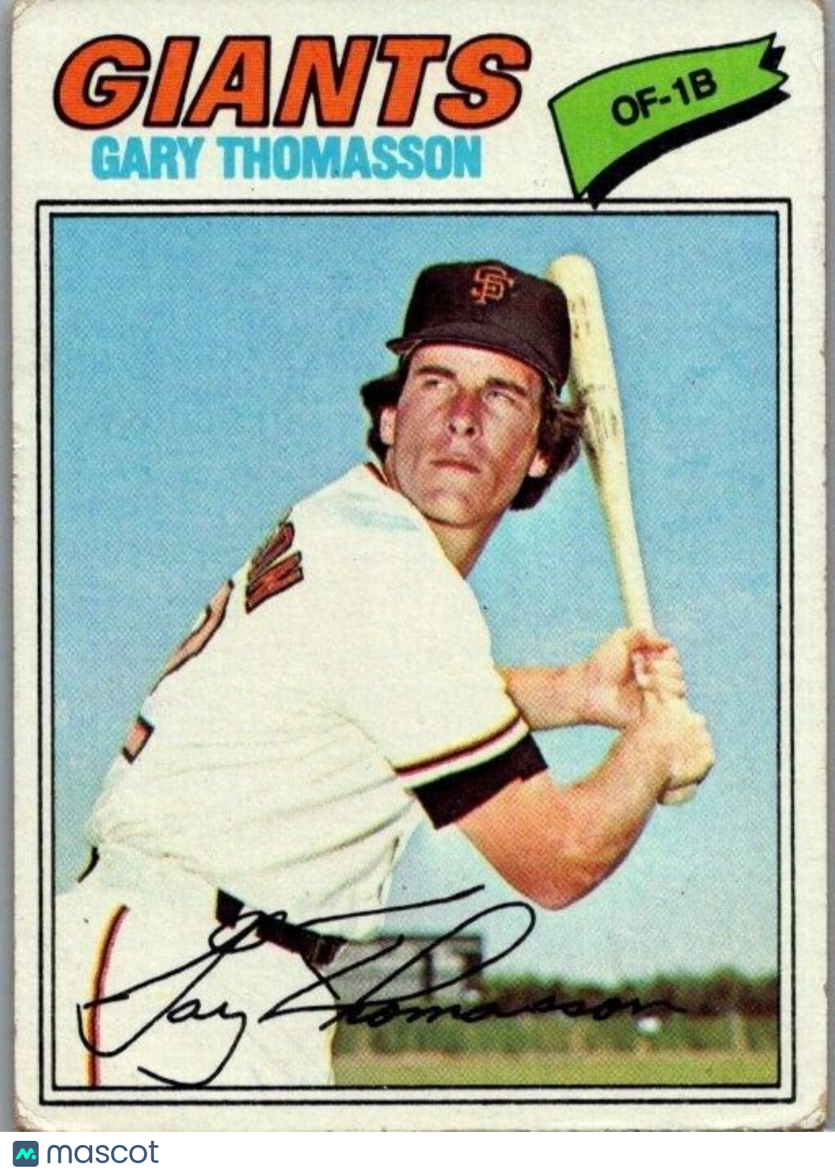 1977 Topps - #496 Gary Thomasson