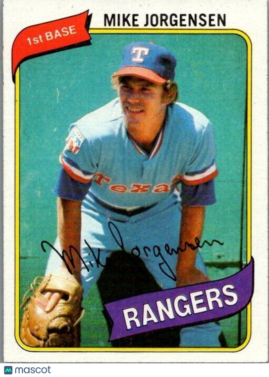 1980 Topps - #213 Mike Jorgensen