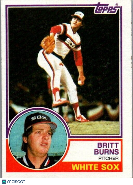 1983 Topps - #541 Britt Burns