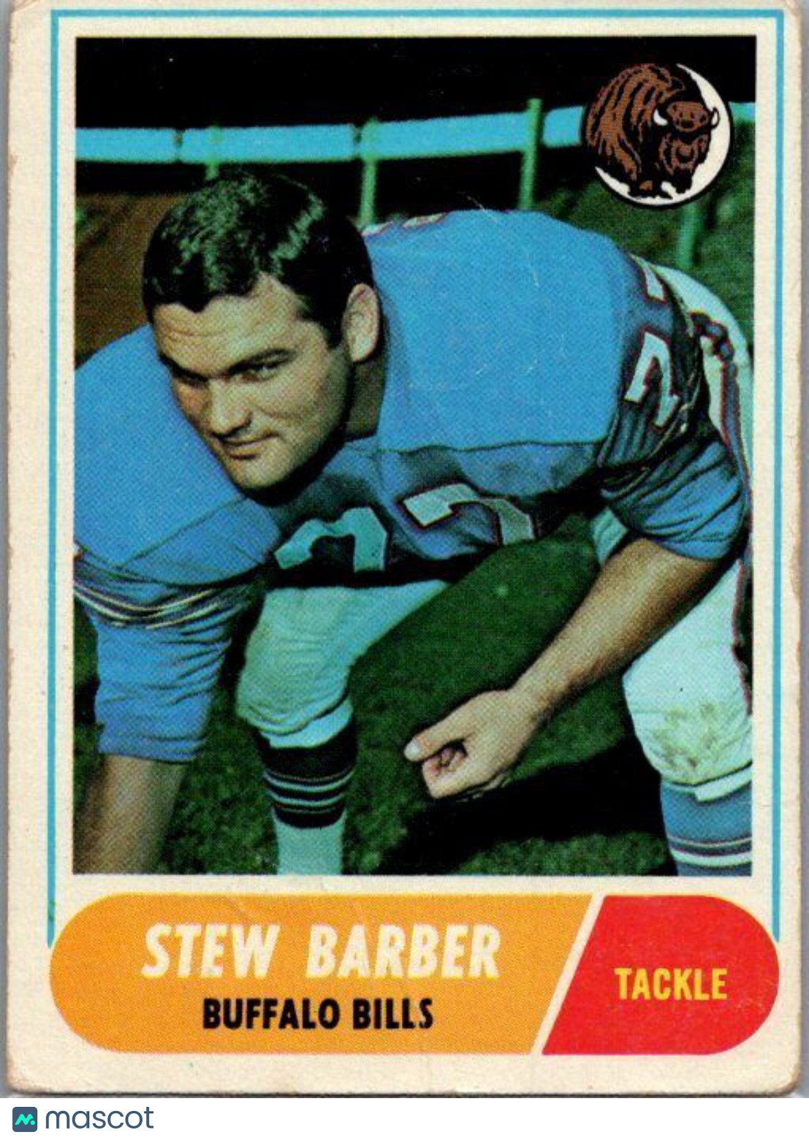 1968 Topps #44 Stew Barber