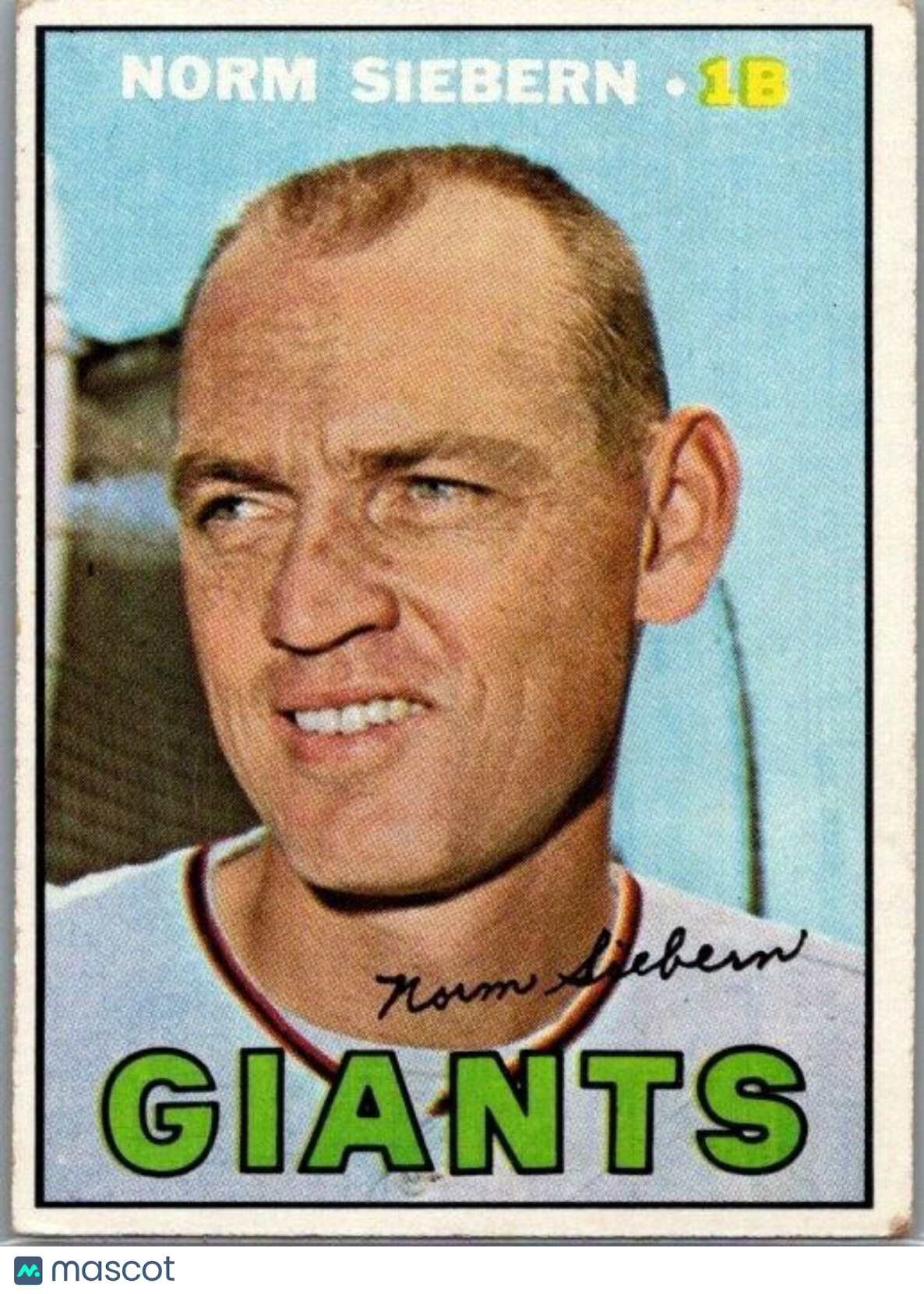 1967 Topps - #299 Norm Siebern