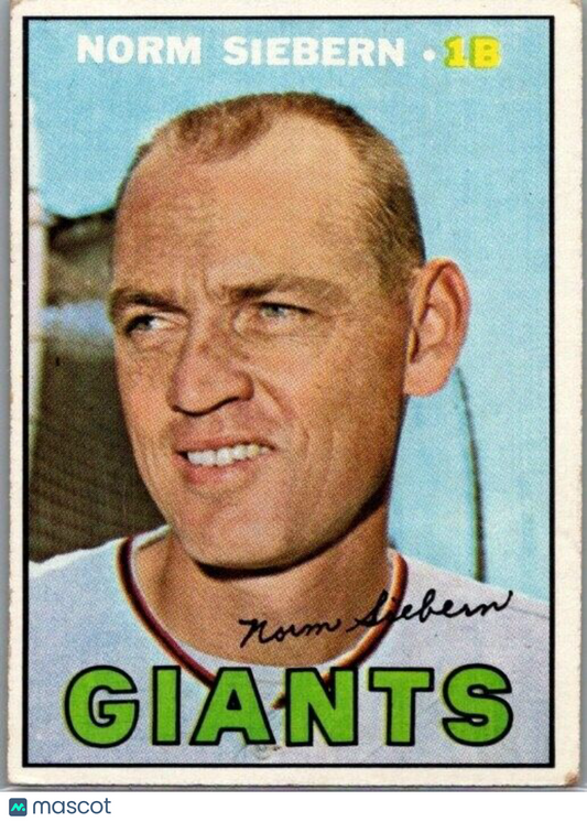 1967 Topps - #299 Norm Siebern