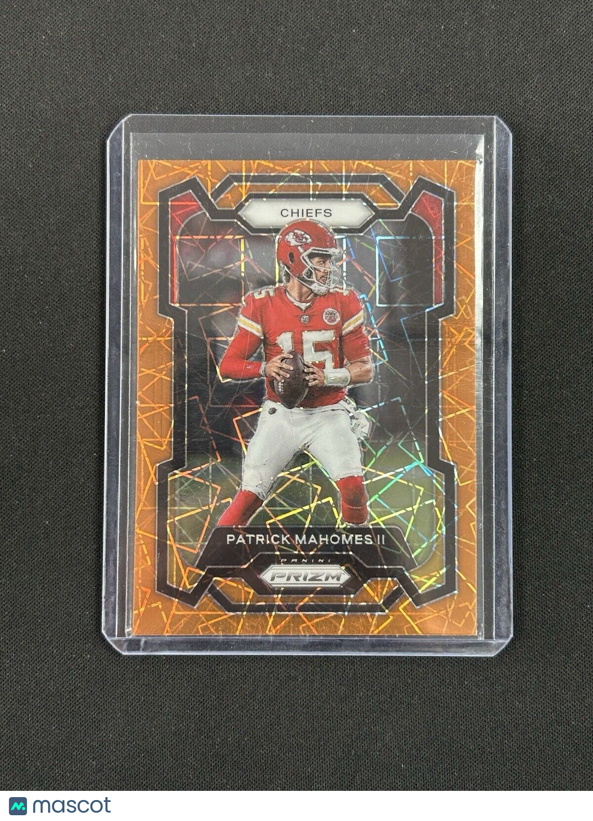 2023 Panini Prizm Orange Lazer #149 Patrick Mahomes II