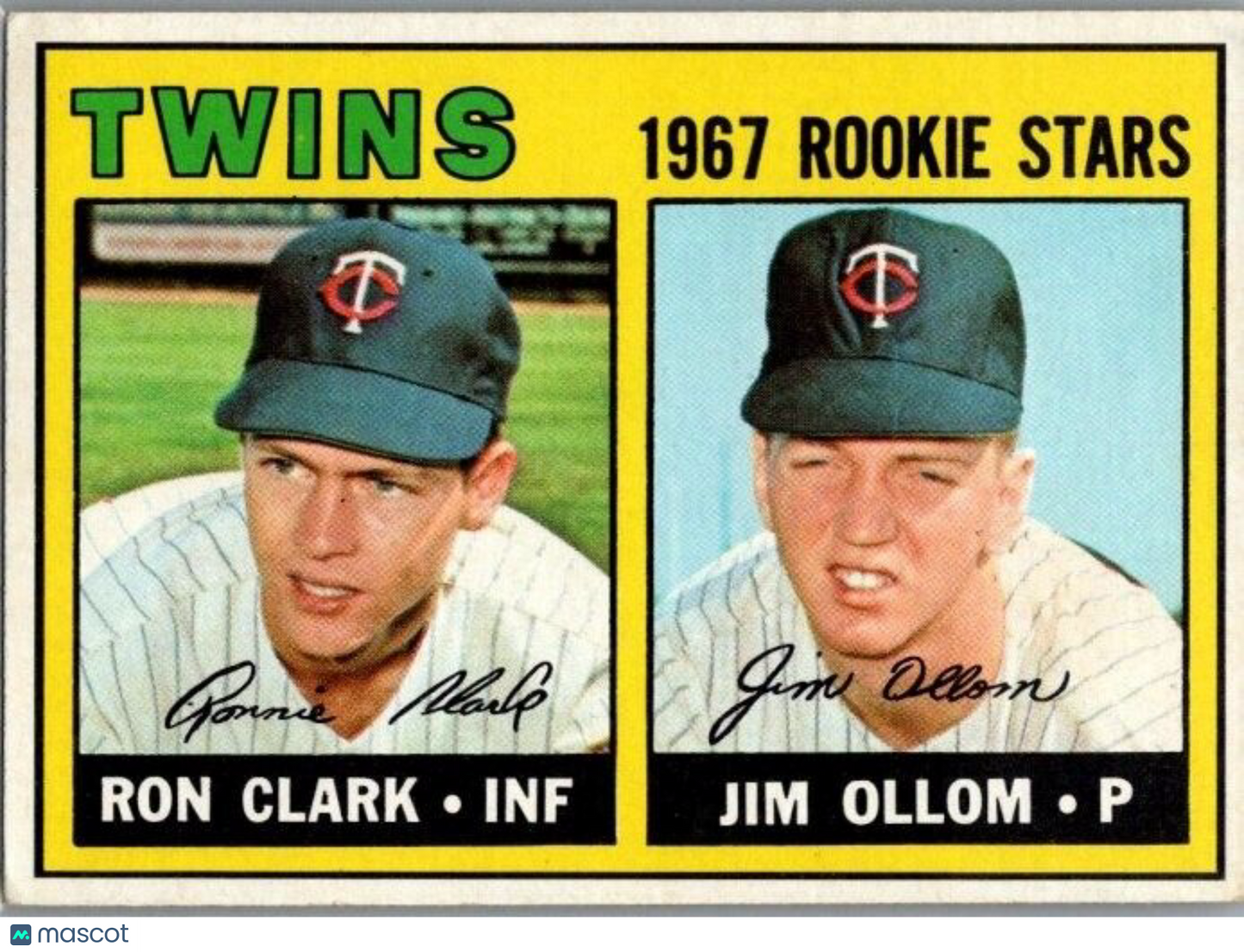 1967 Topps - 1967 Rookie Stars #137 Ron Clark, Jim Ollom (RC)