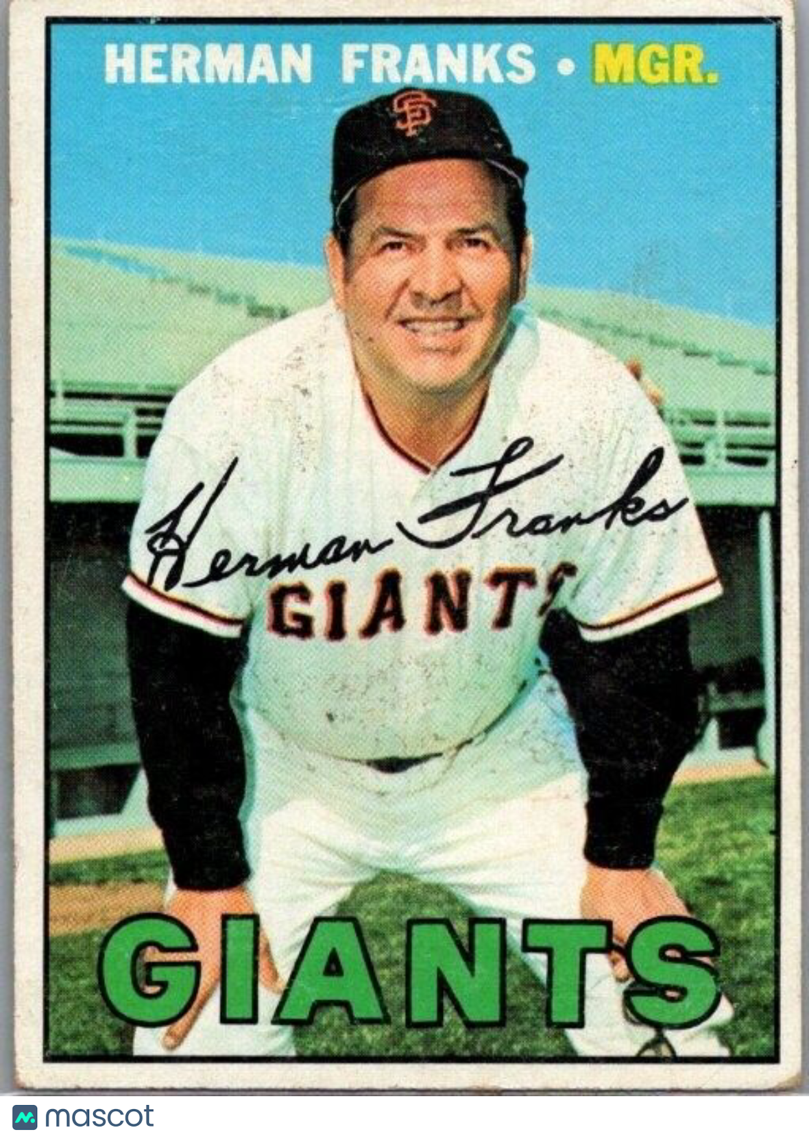 1967 Topps - #116 Herman Franks