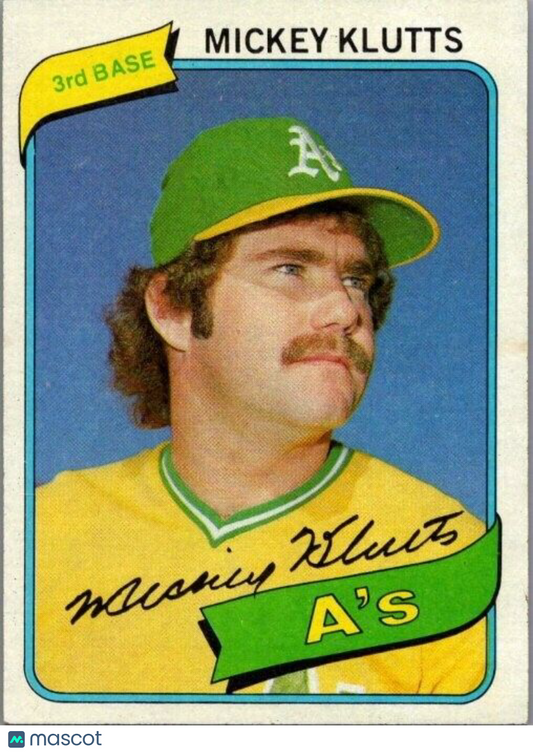 1980 Topps - #717 Mickey Klutts