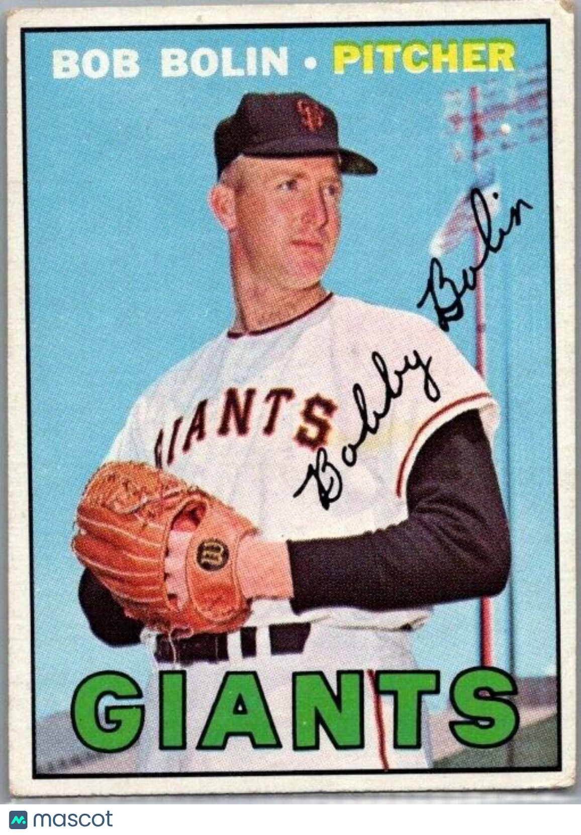 1967 Topps - #252 Bob Bolin