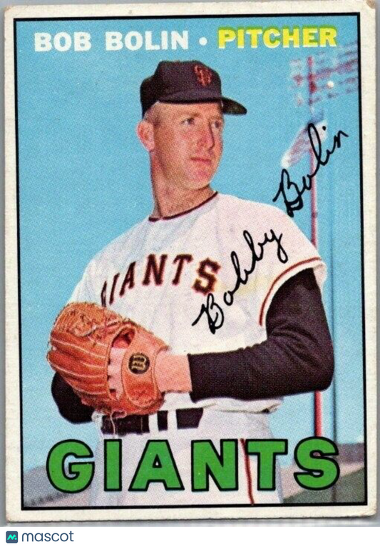 1967 Topps - #252 Bob Bolin