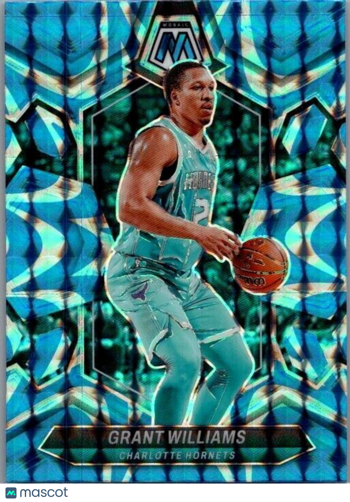 2023-24 Panini Mosaic - Reactive Blue Mosaic Prizm #194 Grant Williams