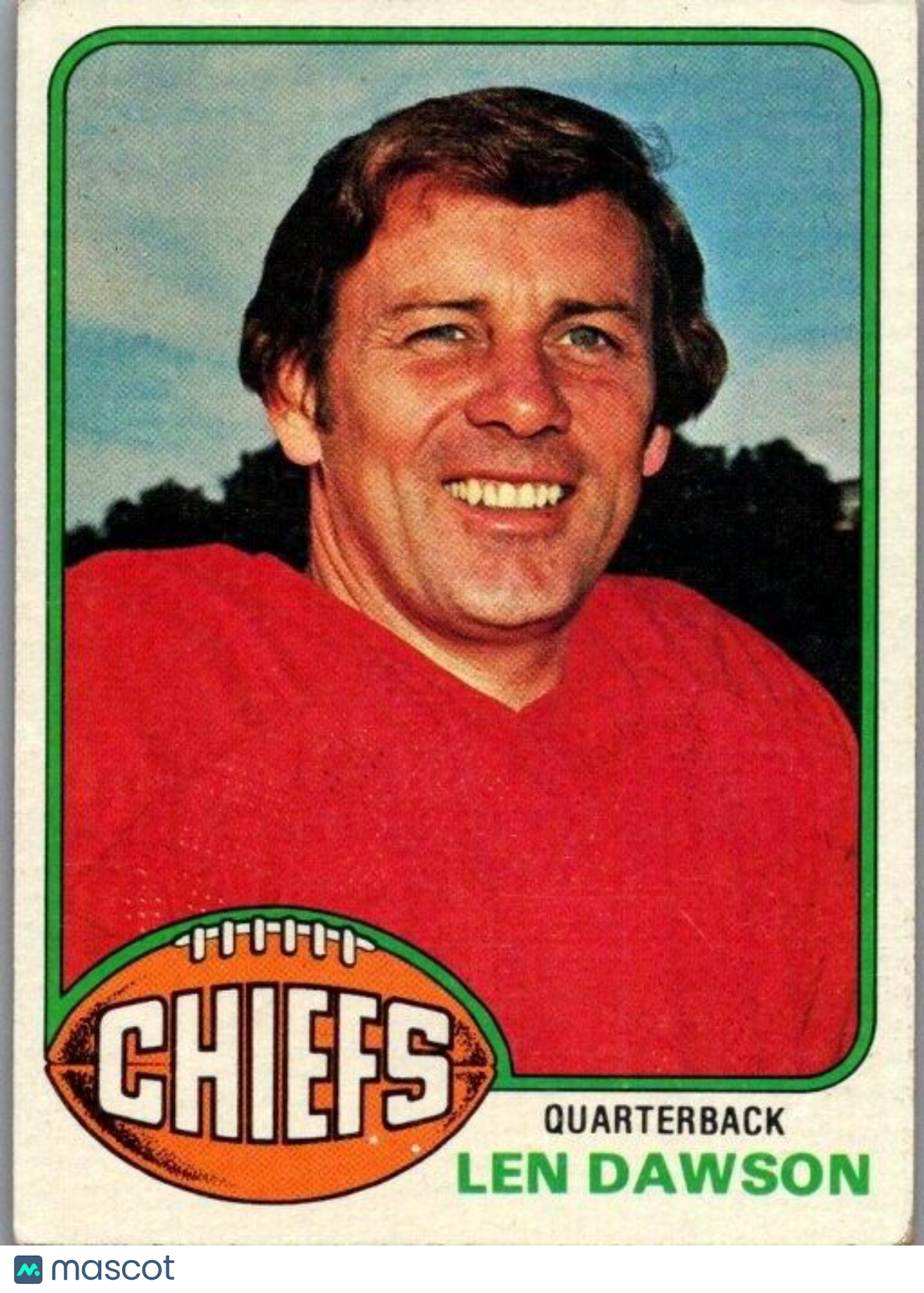 1976 Topps - #308 Len Dawson