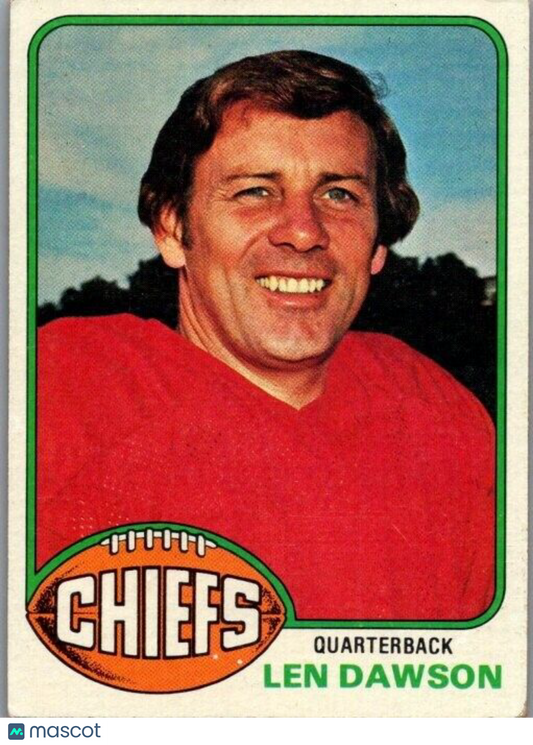 1976 Topps - #308 Len Dawson