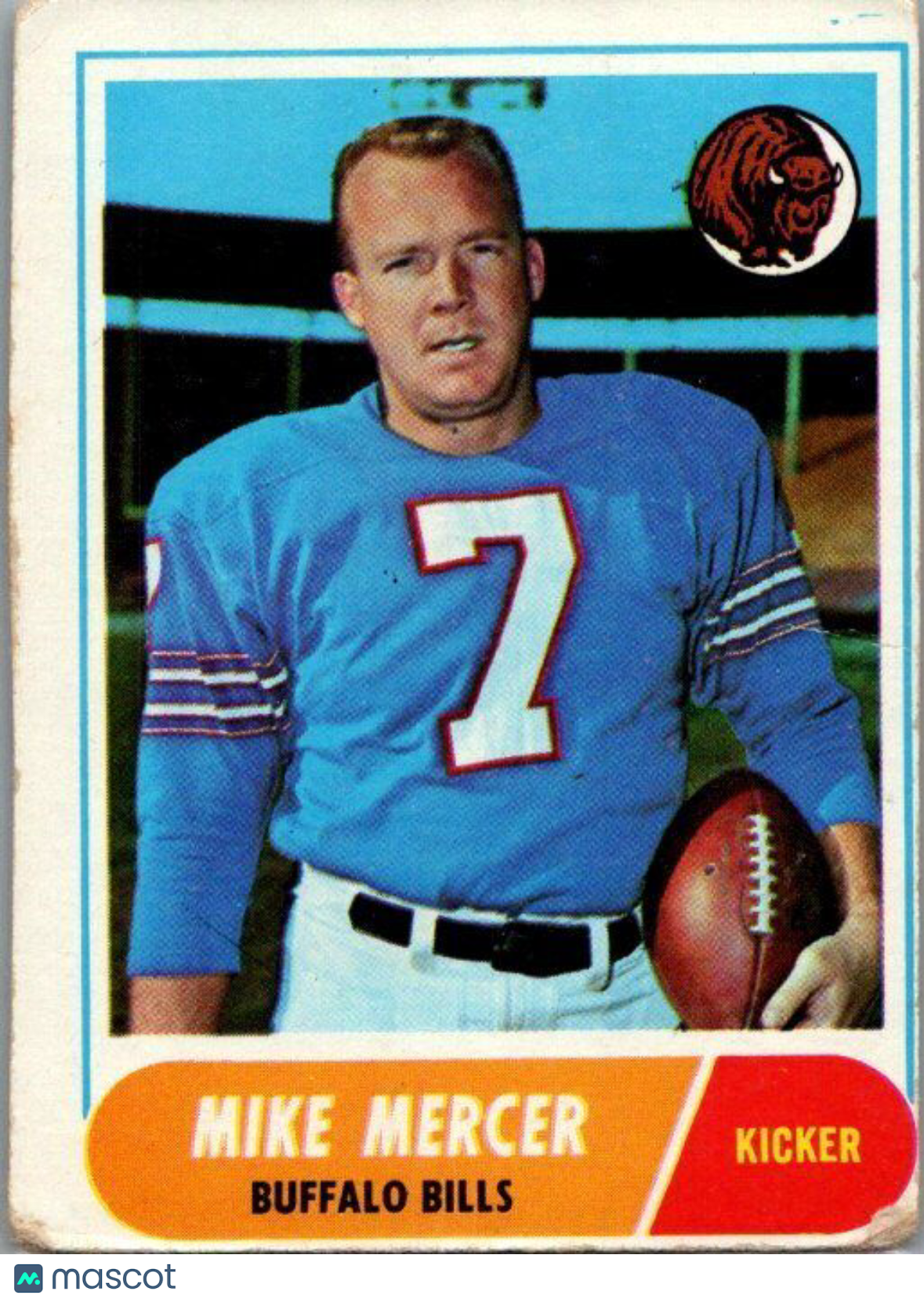 1968 Topps #123 Mike Mercer