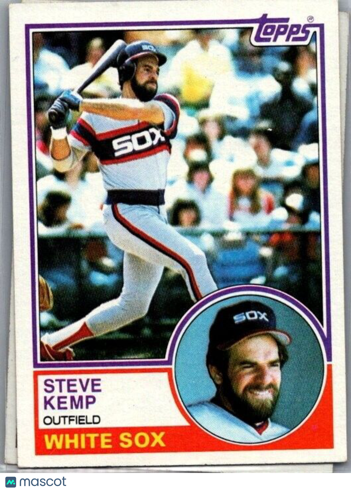 1983 Topps - #260 Steve Kemp