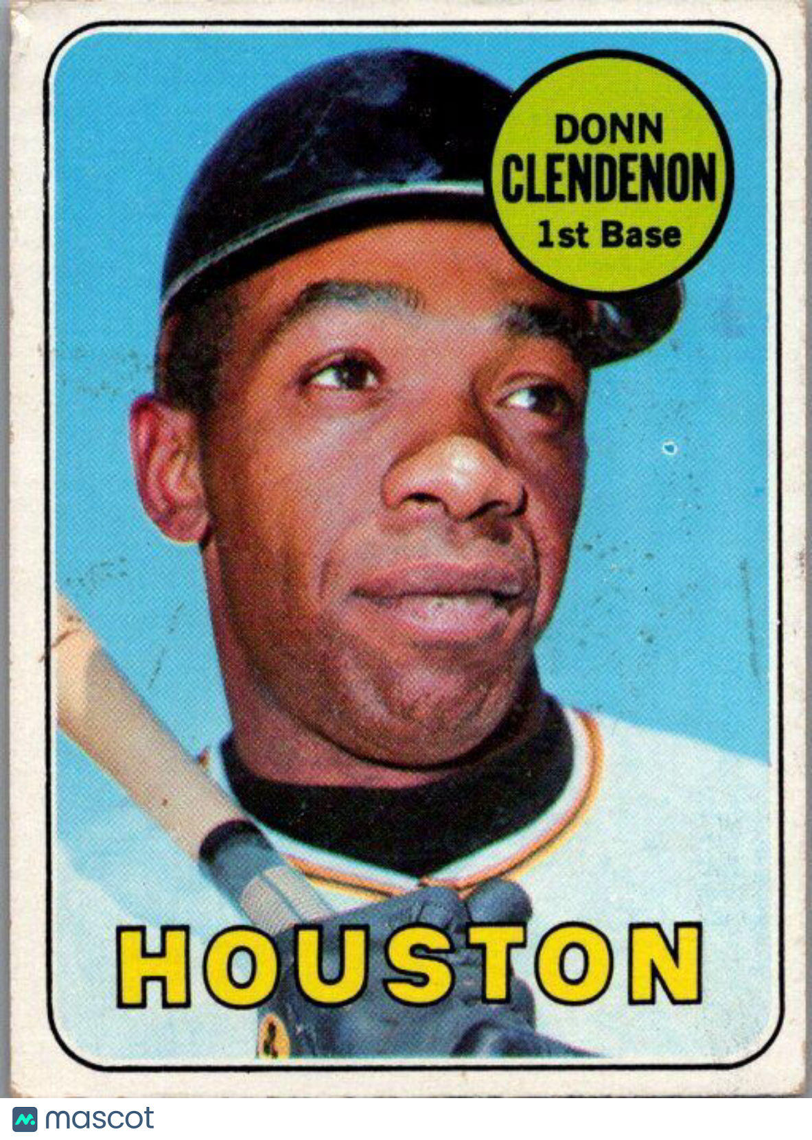 1969 Topps #208a Donn Clendenon Houston