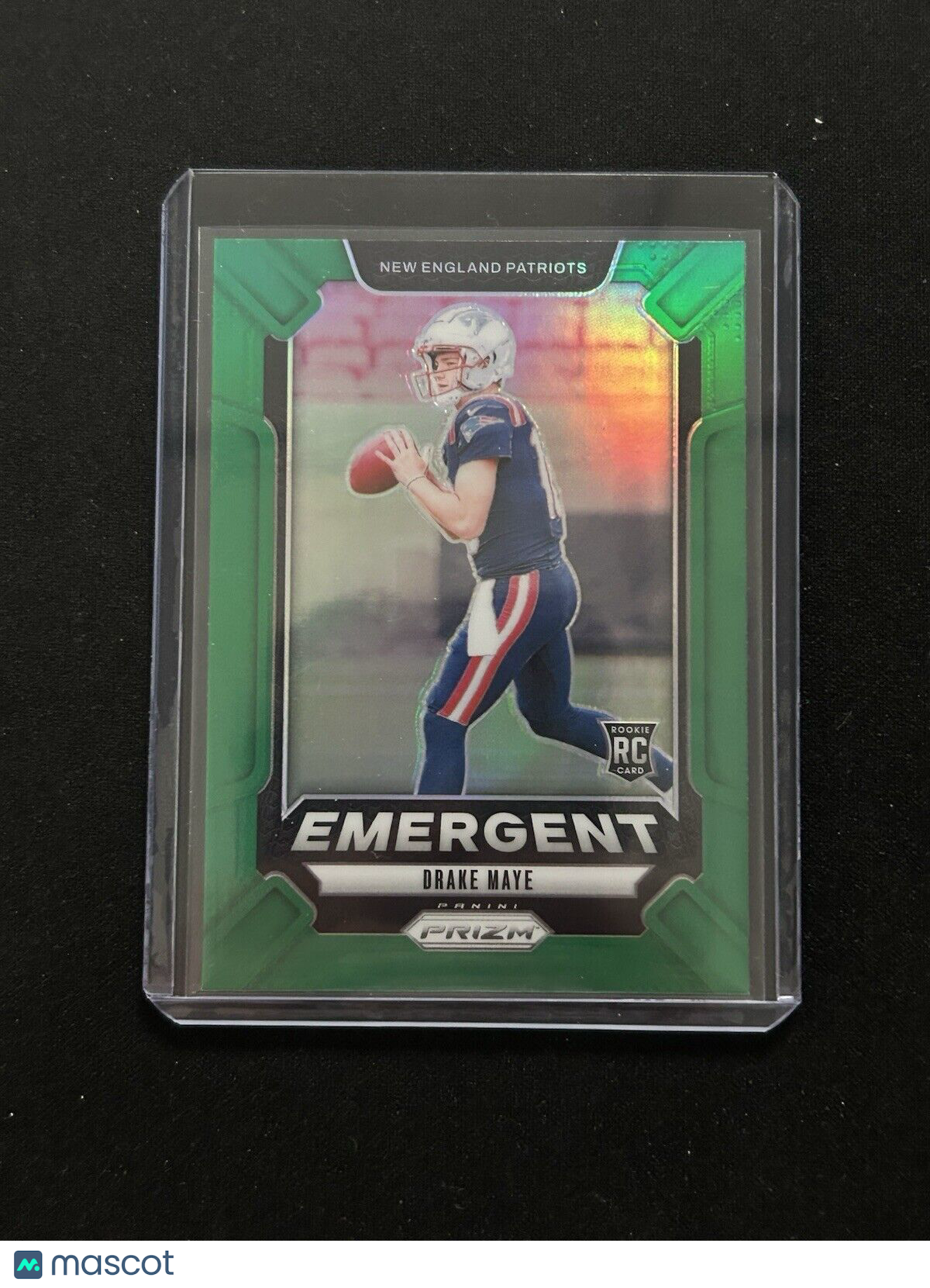 2024 Panini Prizm Green Emergent #4 Drake Maye