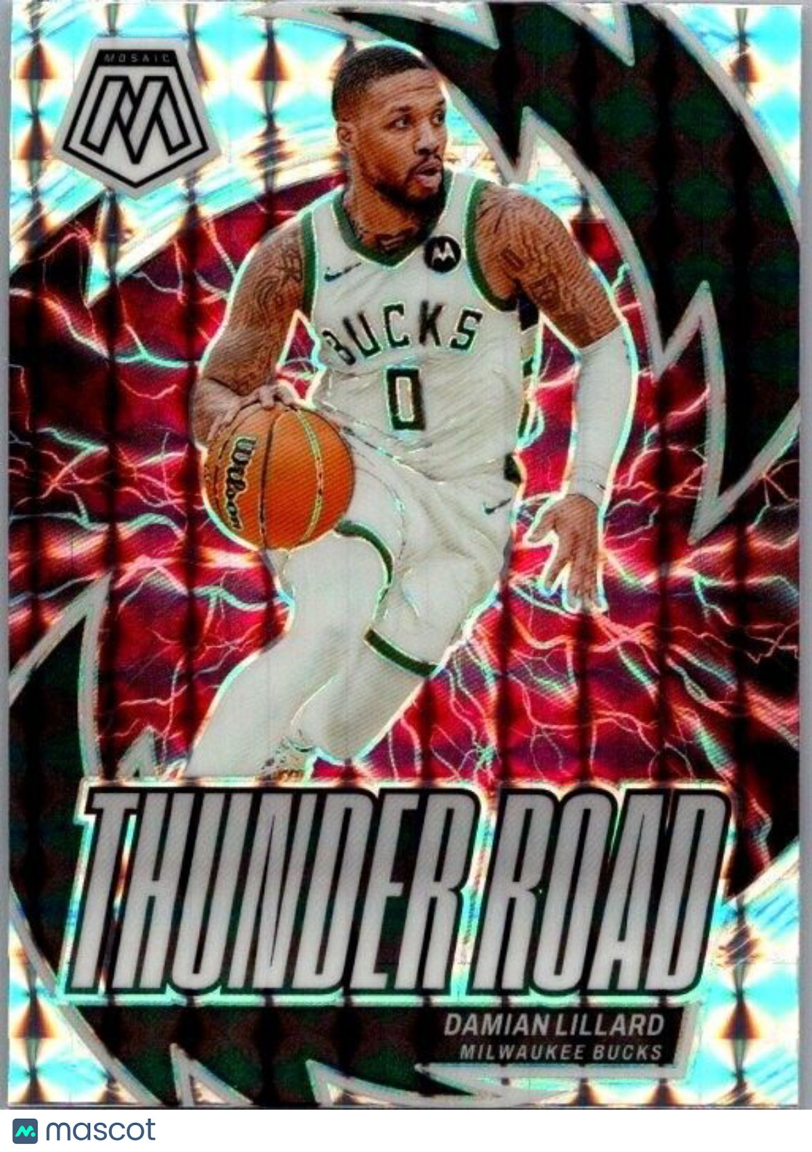 2023-24 Panini Mosaic - Thunder Road #2 Damian Lillard Mosaic