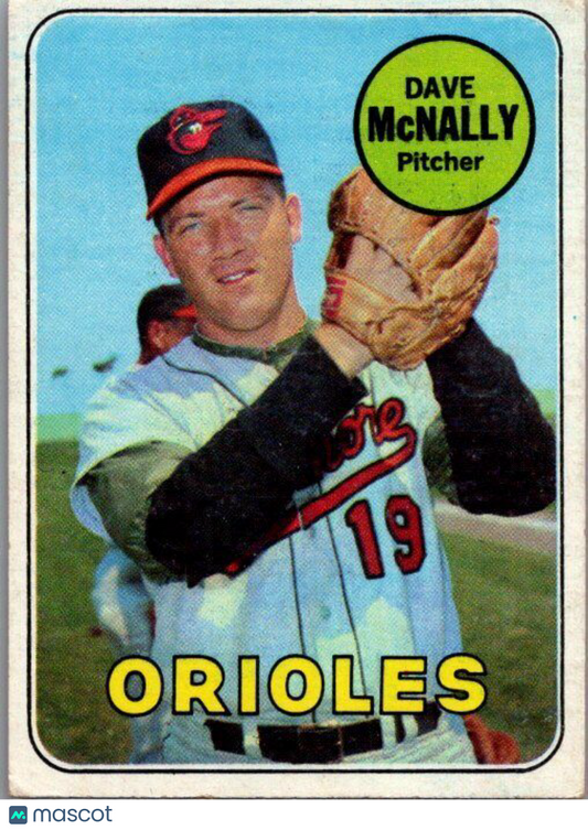 1969 Topps #340 Dave McNally