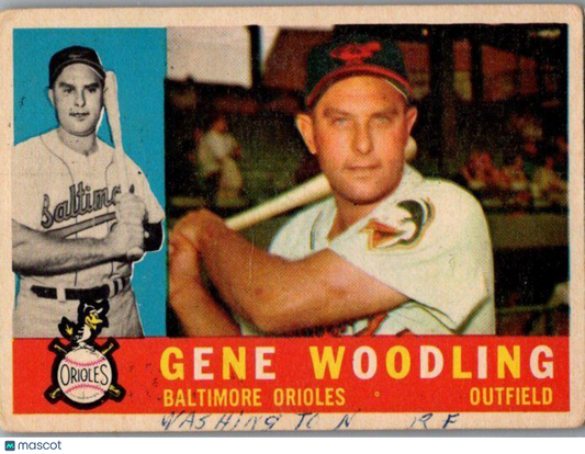 1960 Topps #190 Gene Woodling